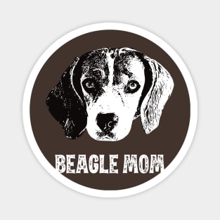 Beagle Mom Beagle Design Magnet